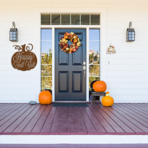 Fall Pumpkin - Steel Sign